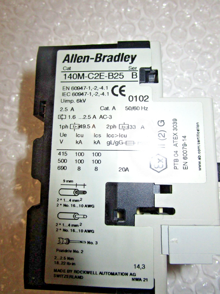 Allen-Bradley 140M-C2E-B25 Ser.B (New)