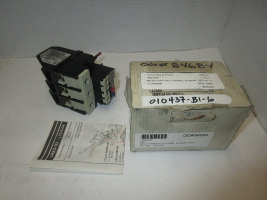 Telemecanique LR2-D3355 3-Phase 600 V 30/40 A Thermal Overload Protection Relay