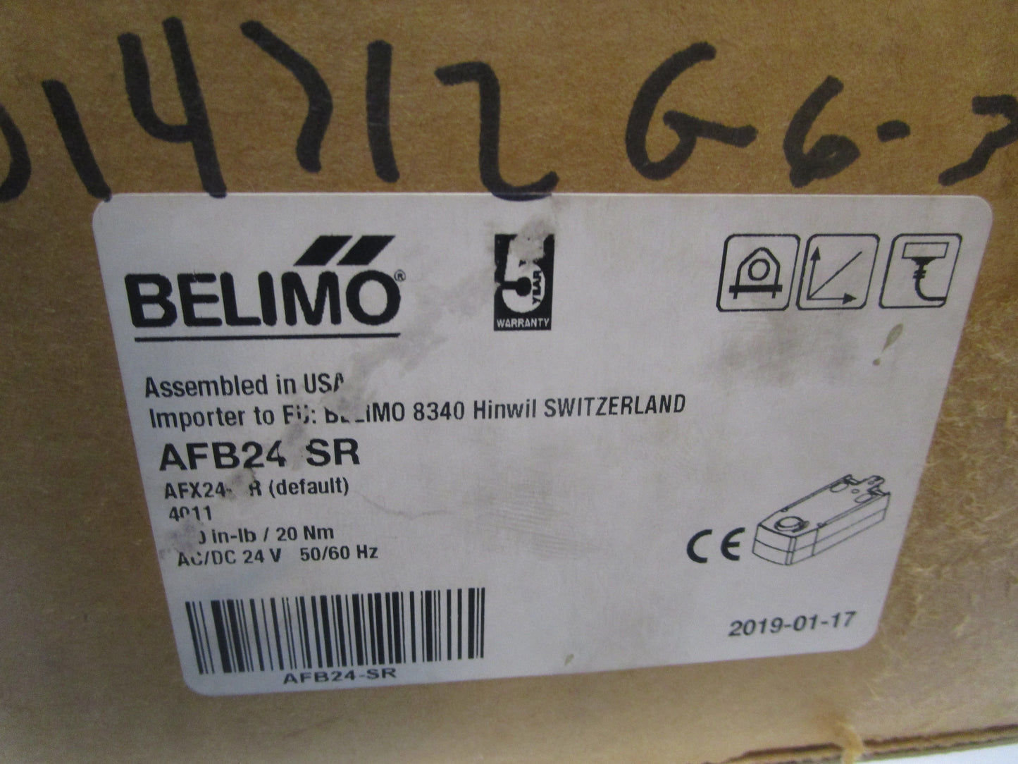 AFB24-SR | BELIMO | DAMPER ACTUATOR
