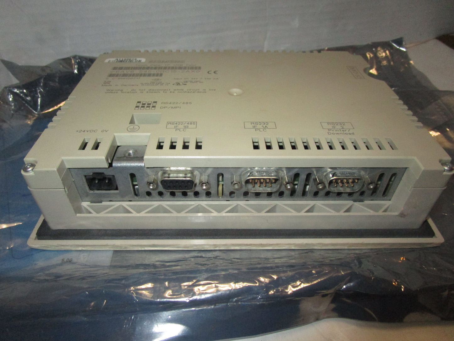 Siemens 6AV6545-0BC15-2AX0 6AV6 545-0BC15-2AX0 SIMATIC TP170B Touch Panel (Used)