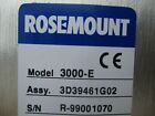 Rosemount World Class 3000-E Oxygen Probe 6ft P/N 3D39461G02