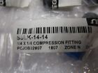 (1) OMEGA SSLK-14-14 Compression Fitting, 1/4" MNPT (New)